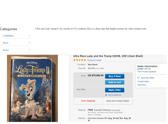 3 scamps adventure vhs